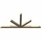 Ekena Millwork Saratoga Rough Sawn Timber Gable Bracket, Douglas Fir, 96"W x 44"H x 4"D x 4"F, 11/12 Pitch GBW096X44X0404SAR00RDF - alternate 5